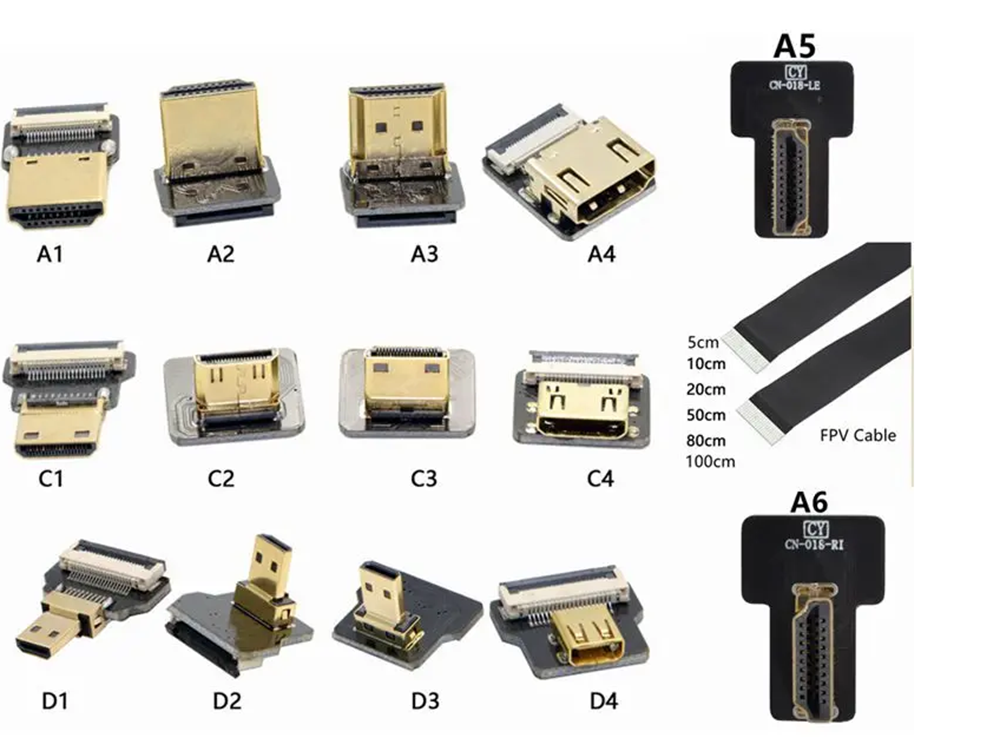 FPV Micro Mini HDMI-compat con - Drone Gimbal Ribbon Cable reseña y precio