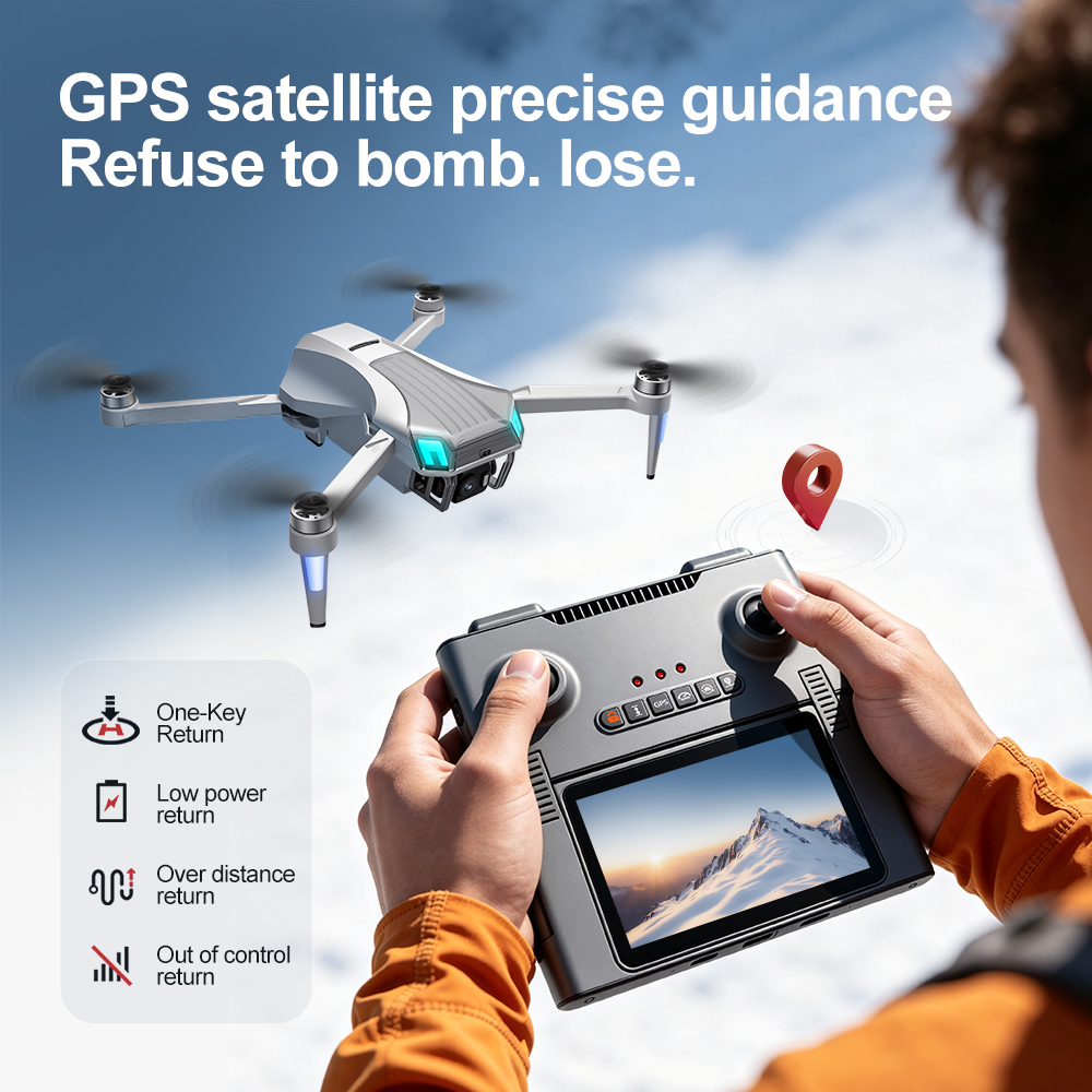 Dron U55Max 5G con Flujo Óptic - Drone Gimbal Mount reseña y precio
