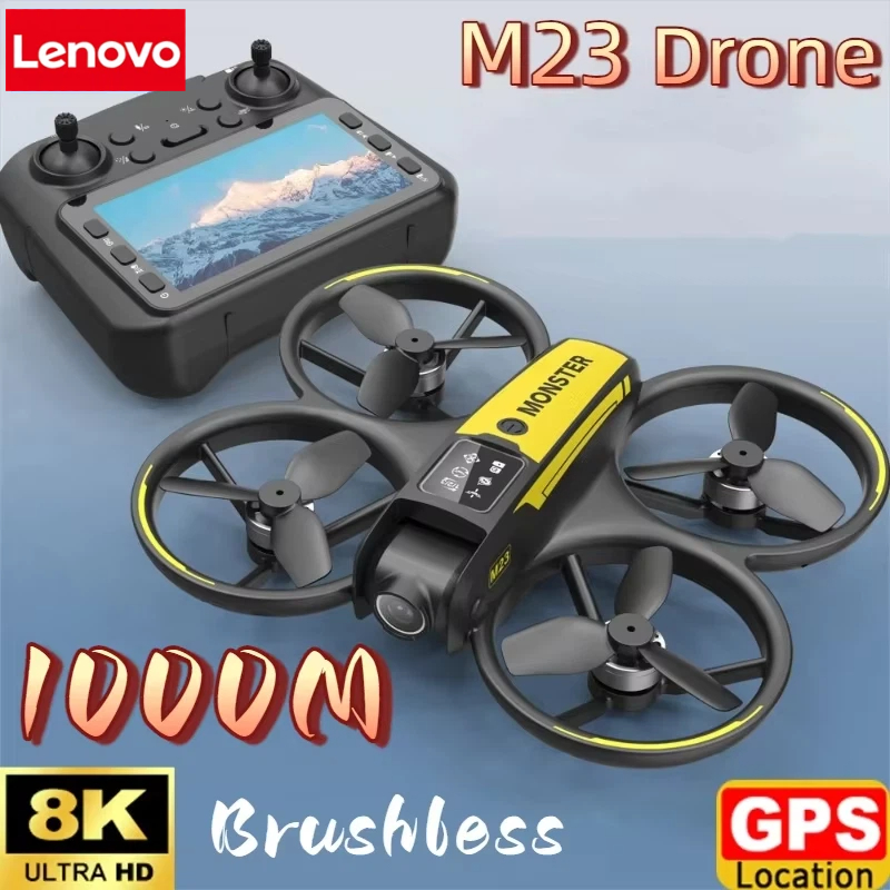 Dron Lenovo M23 HD 8K con Cáma - Drone Gimbal Mount reseña y precio